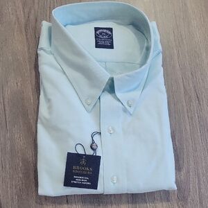 Brooks Brothers Mens Blue Dress Shirt Classic Style. Size 3XL. NON IRON